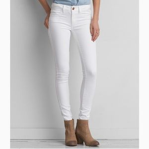 American Eagle Denim White Jeggings